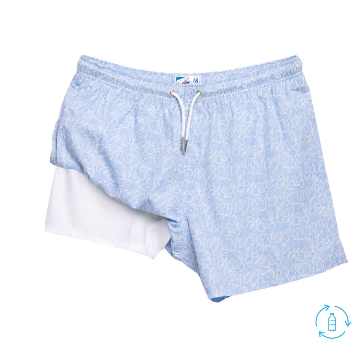 Bermies Men&#39;s Ocean Motion Swim Trunks