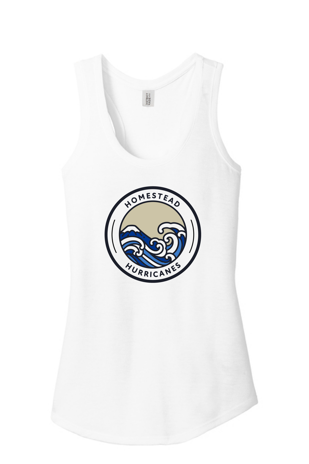 Homestead Hurricanes Circle Ladies Tank Top
