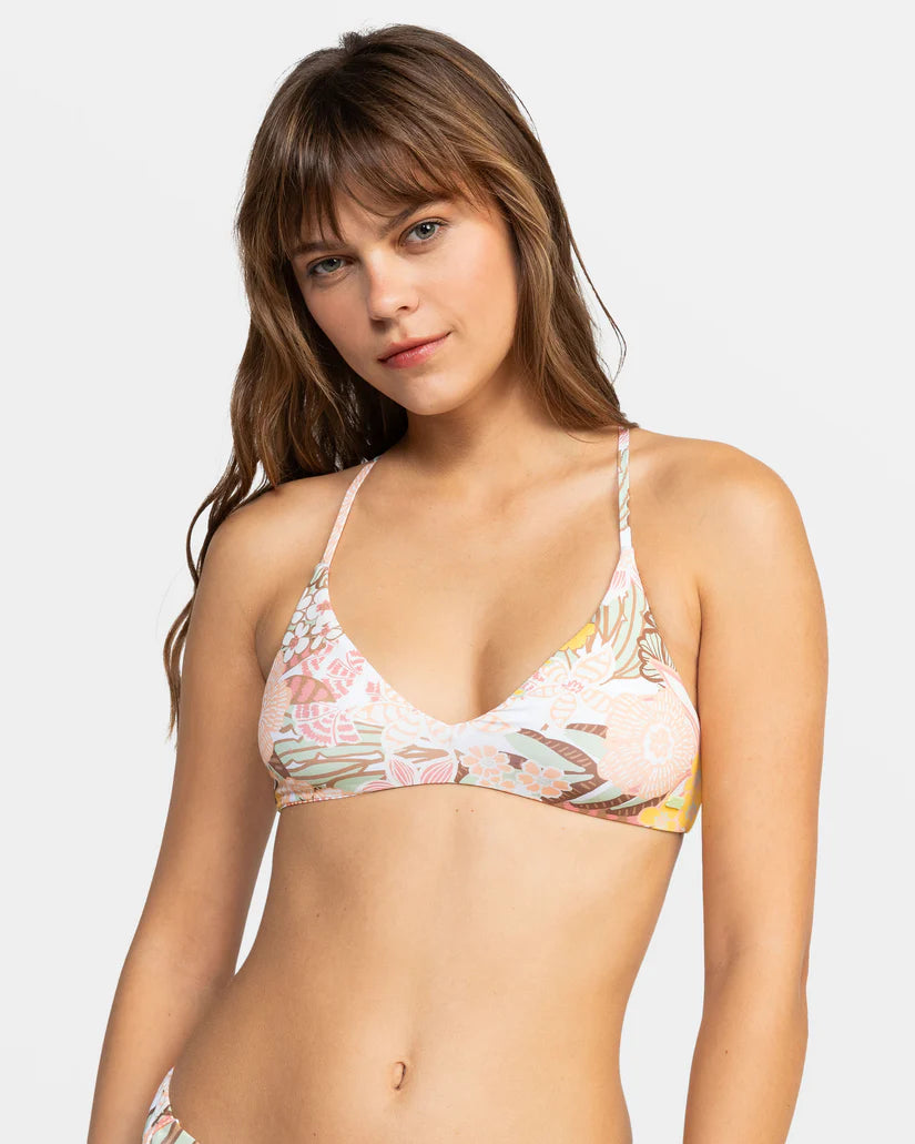 ◆Roxy◆ Playa Paradise リバーシブル ビキニ トップ ◇Roxy◇ Playa Paradise リバーシブル ビキニ トップ