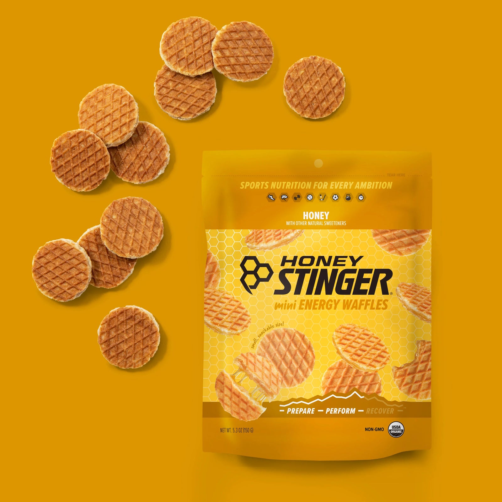 Honey Stinger Honey Mini Waffles