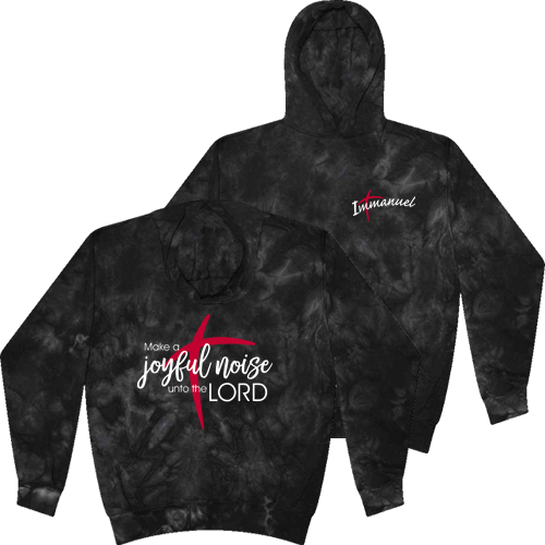 Immanuel Joyful Noise Tie Dye Hoody