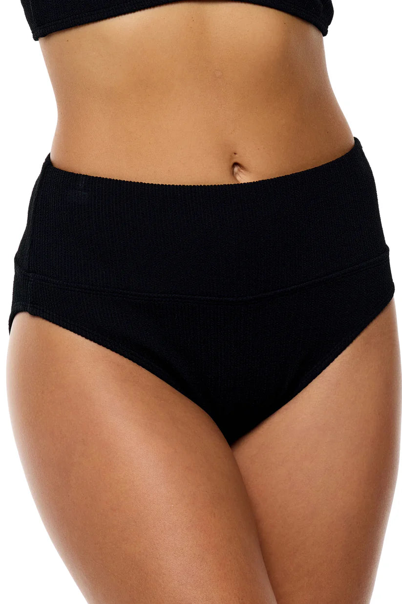 Next Mini Pucker Rib - Harmony High Waist Swim Bottom