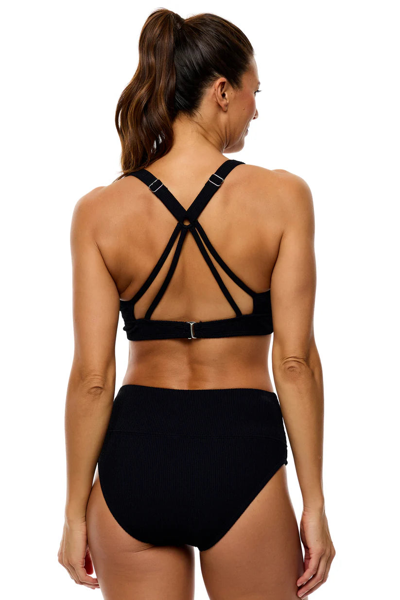 Next Mini Pucker Rib - Harmony High Waist Swim Bottom