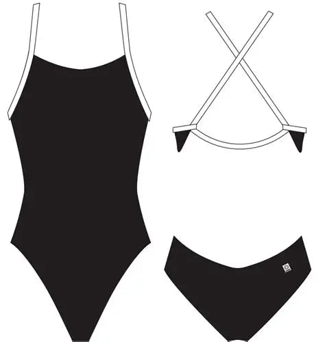 Jolyn Brandon2 Solid Swim 1-Piece