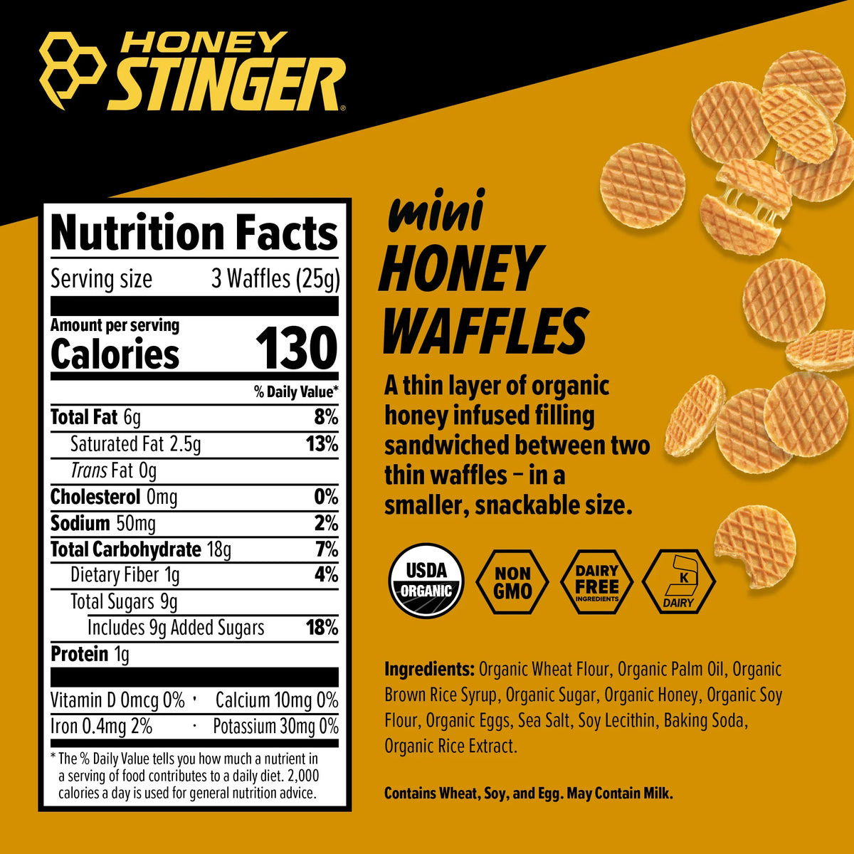 Honey Stinger Honey Mini Waffles
