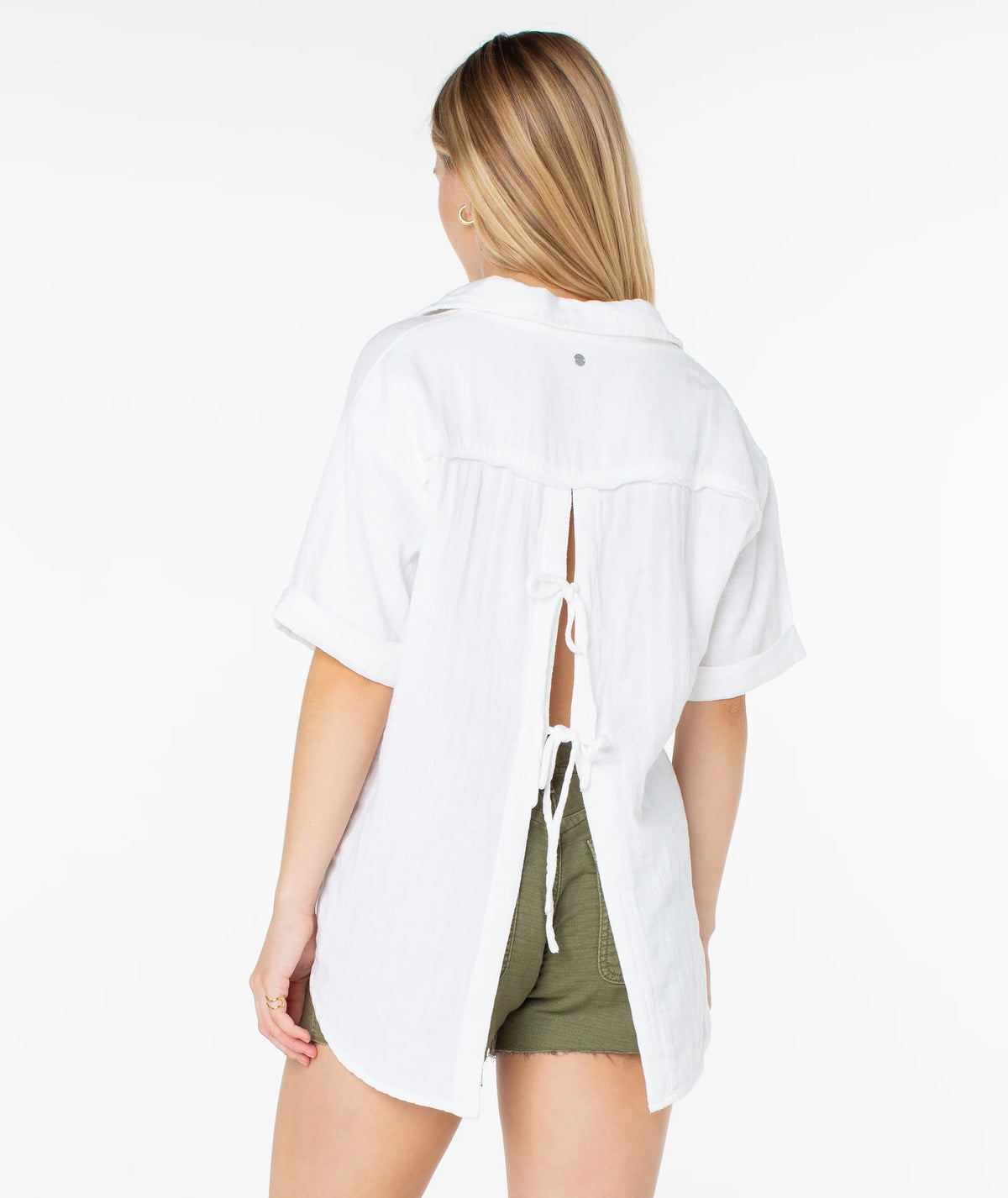 Roxy Maile Tie Gauze Shirt