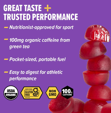 Honey Stinger Caffeinated Organic Energy Chews