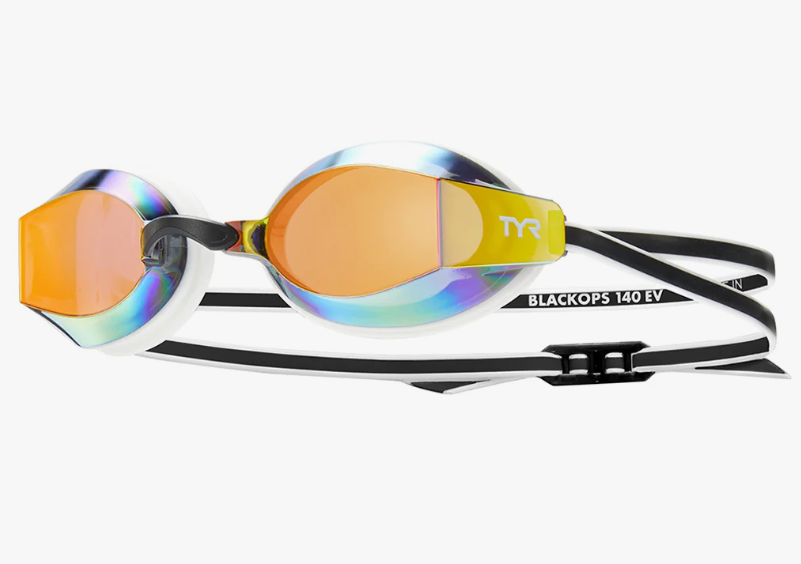 total blackout goggles TYR Blackops 140 EV Racing Mirrored Adult Goggles