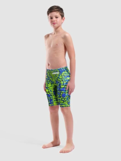 Arena JR Powerskin ST Next LE Jammer (12U Approved) - Snake Green