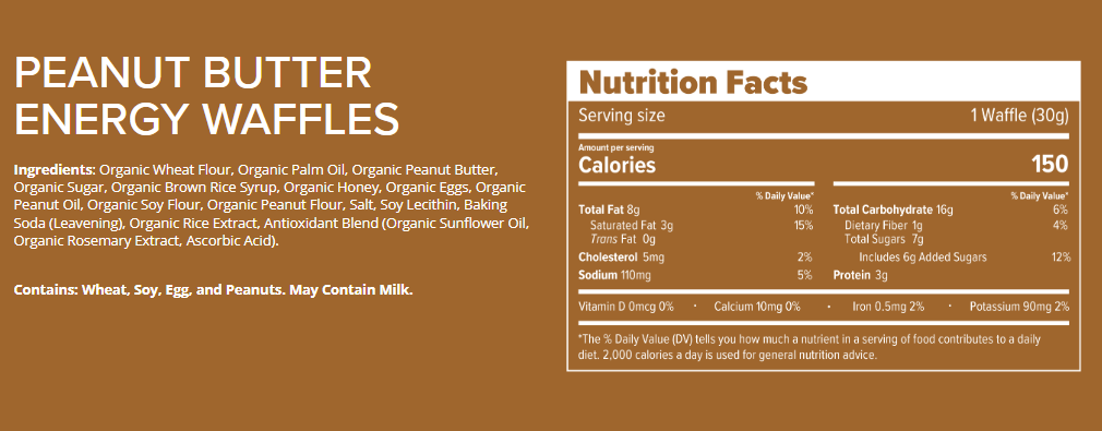 Honey Stinger Peanut Butter Waffle