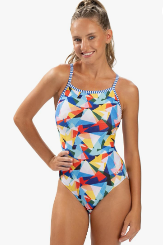 Dolfin Uglies V-Back One Piece Swimsuit - Disc. Prints