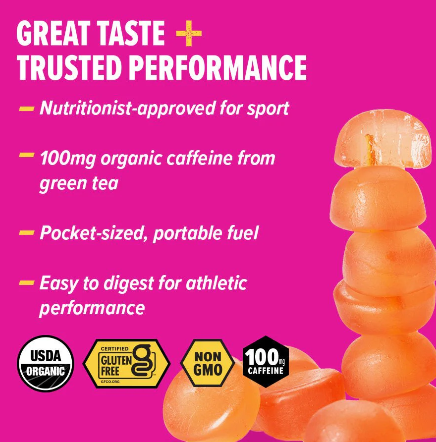 Honey Stinger Caffeinated Organic Energy Chews