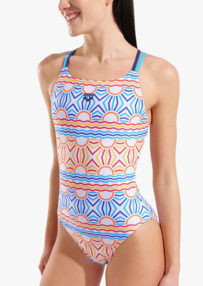 Arena Sunrise Lace Plus Back One Piece