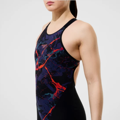 Speedo LZR Pure Valor 2.0 Openback Kneeskin - Printed