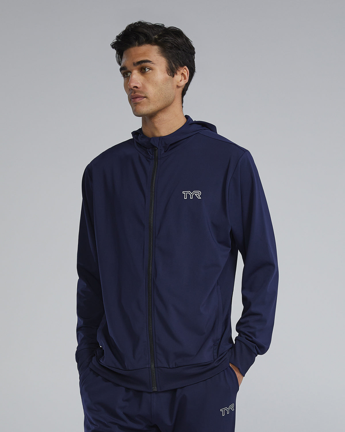 TYR Tech Full Zip Male Hoodie