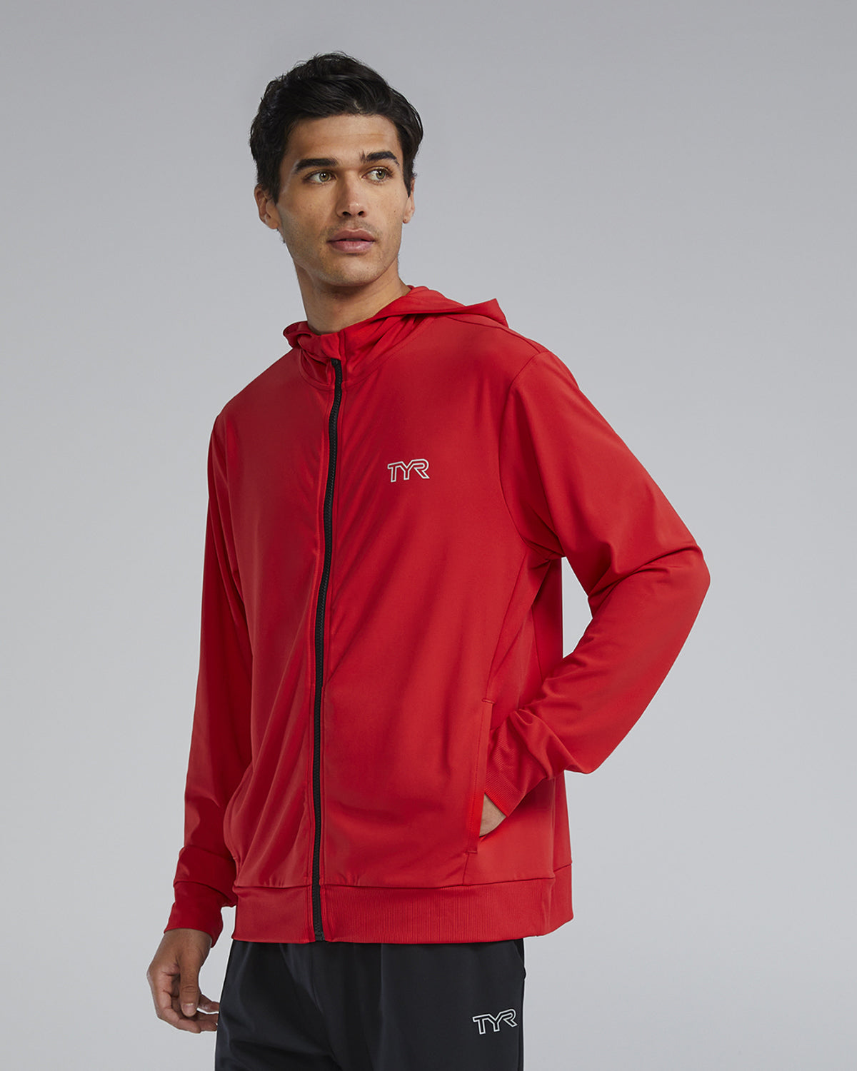 TYR Tech Full Zip Male Hoodie