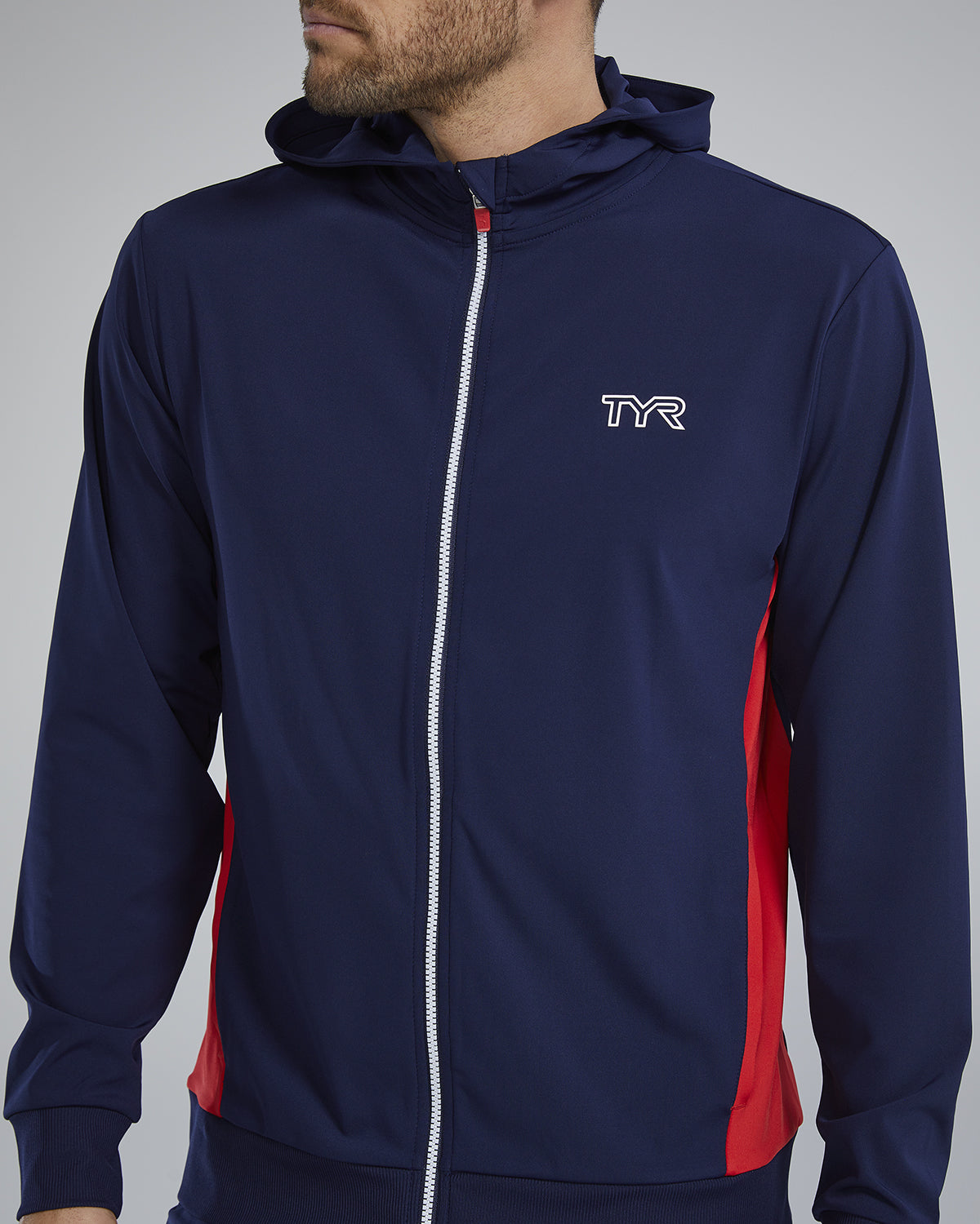 TYR Tech Full Zip Male Hoodie