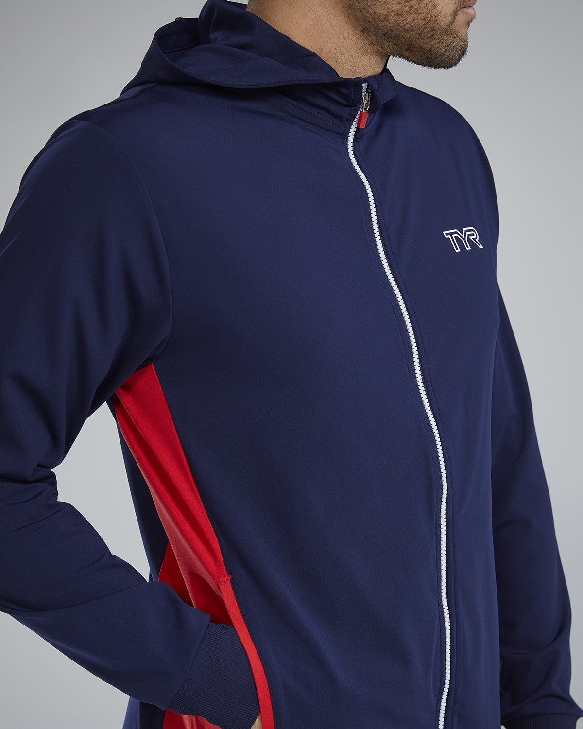 TYR Tech Full Zip Male Hoodie