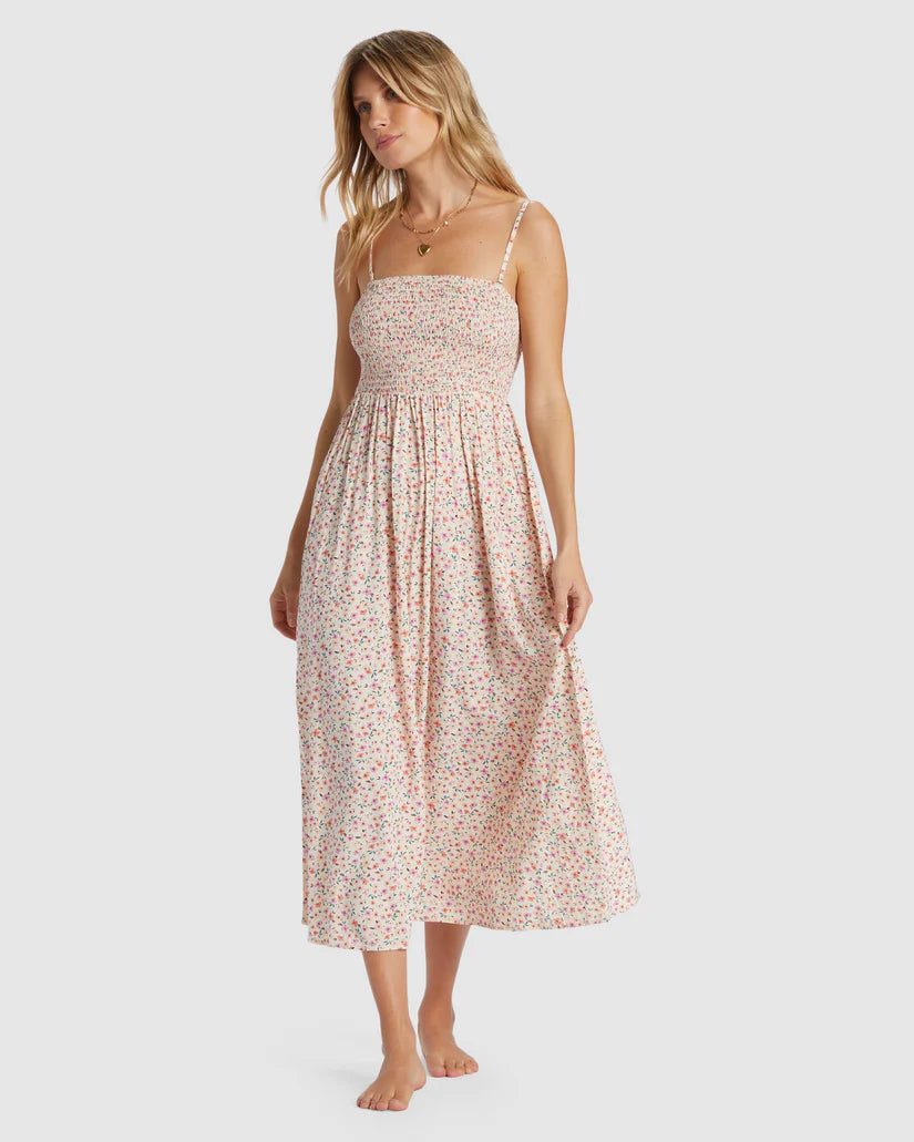 Billabong Off the Coast Dress - White Cap