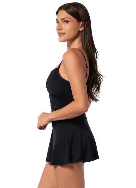 Jantzen Solid Flirty Swim Dress