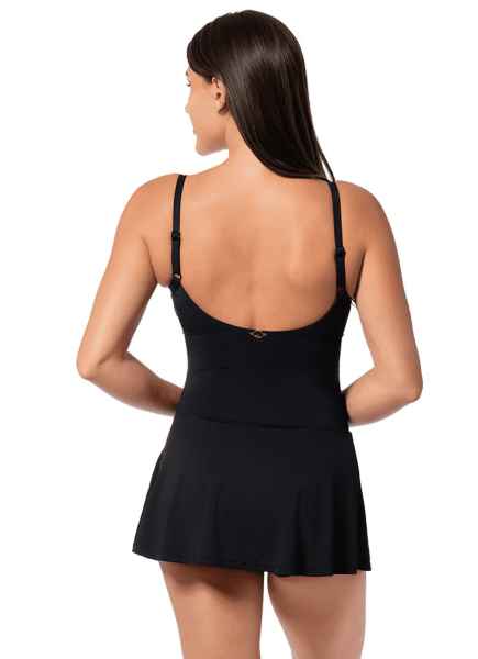 Jantzen Solid Flirty Swim Dress