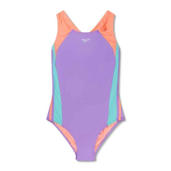 Speedo Girls Infinity Splice 1 PC-Sweet Purple