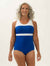 Dolfin Conservative Color Block Lap Suit Swimsuit