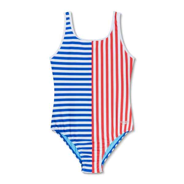 Speedo Print Spliced Racerback One Piece