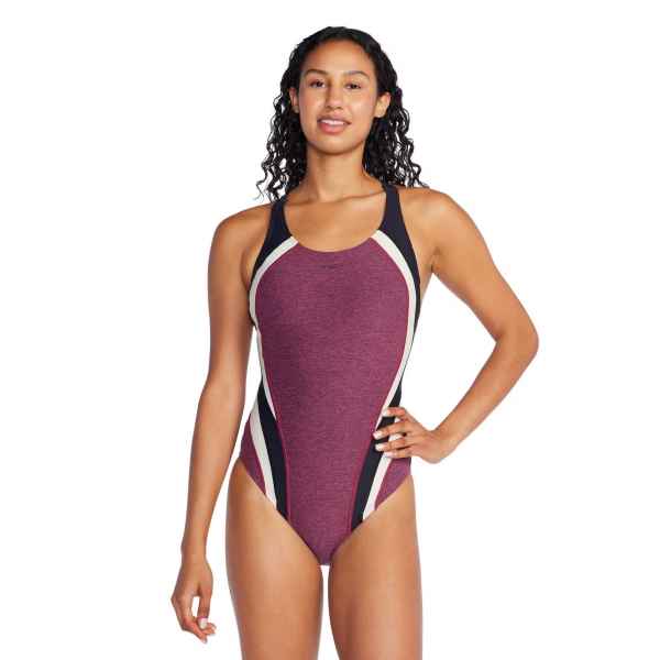 Speedo Heather Quantum Fusion Splice-Fandango Pink