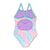 Speedo Print Propel Back One Piece-Sweet Purple