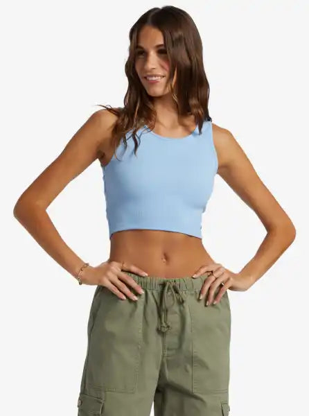 Roxy Good Keepsake Cropped Tank Top