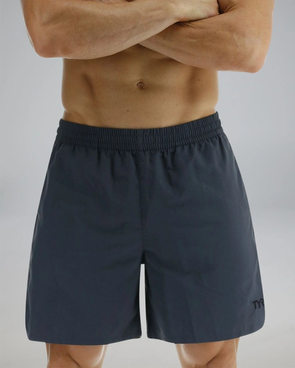 TYR Men&#39;s Deck-X Swim Short - Solid