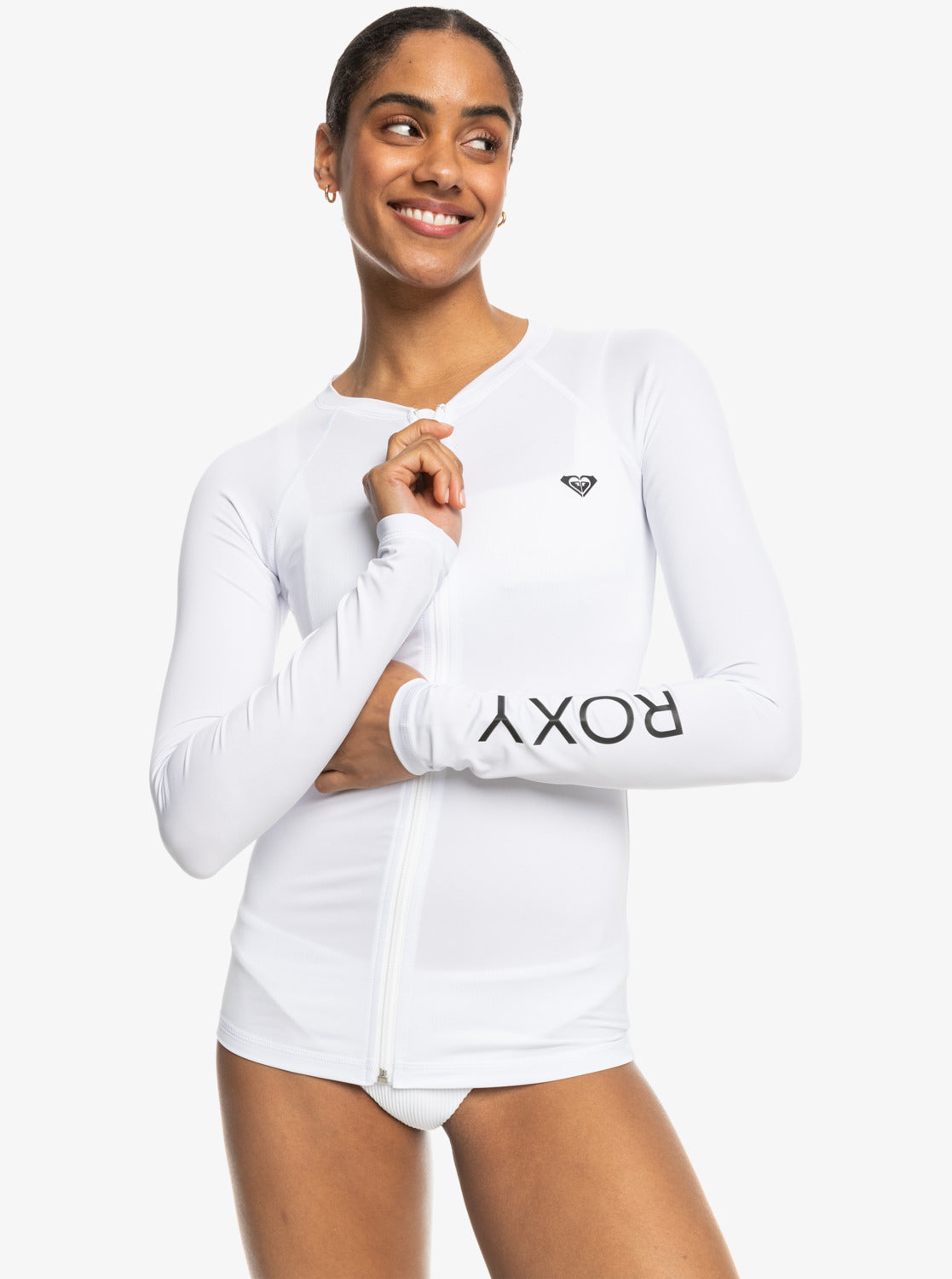 Roxy New Essentials LS Zippered Rashguard