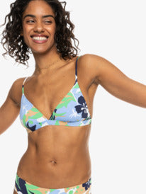 Roxy Printed Beach Classics Fixed Triangle Bikini Top