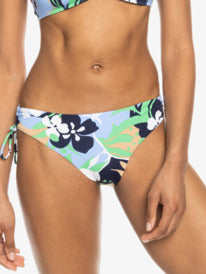 Roxy Printed Beach Classics Hispter Ties Bikini Bottoms