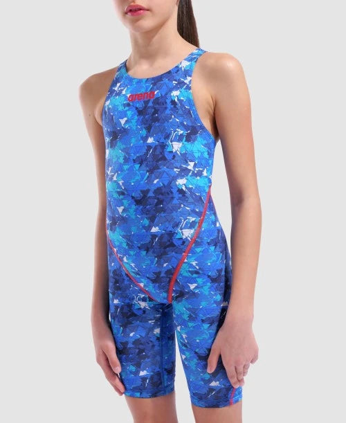 Arena JR Powerskin ST Next LE OB Kneeskin (12U Approved) - Splashy Multicolor