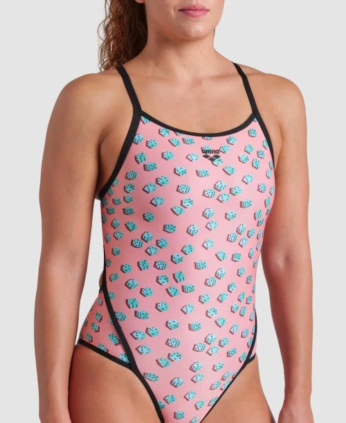Arena Dices Super Fly Back Swimsuit