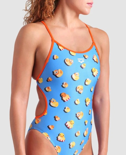 Arena Ducks Lace Back Swimsuit