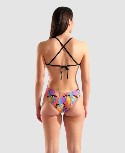 Arena Tropical Delight Tie Back Swimsuit