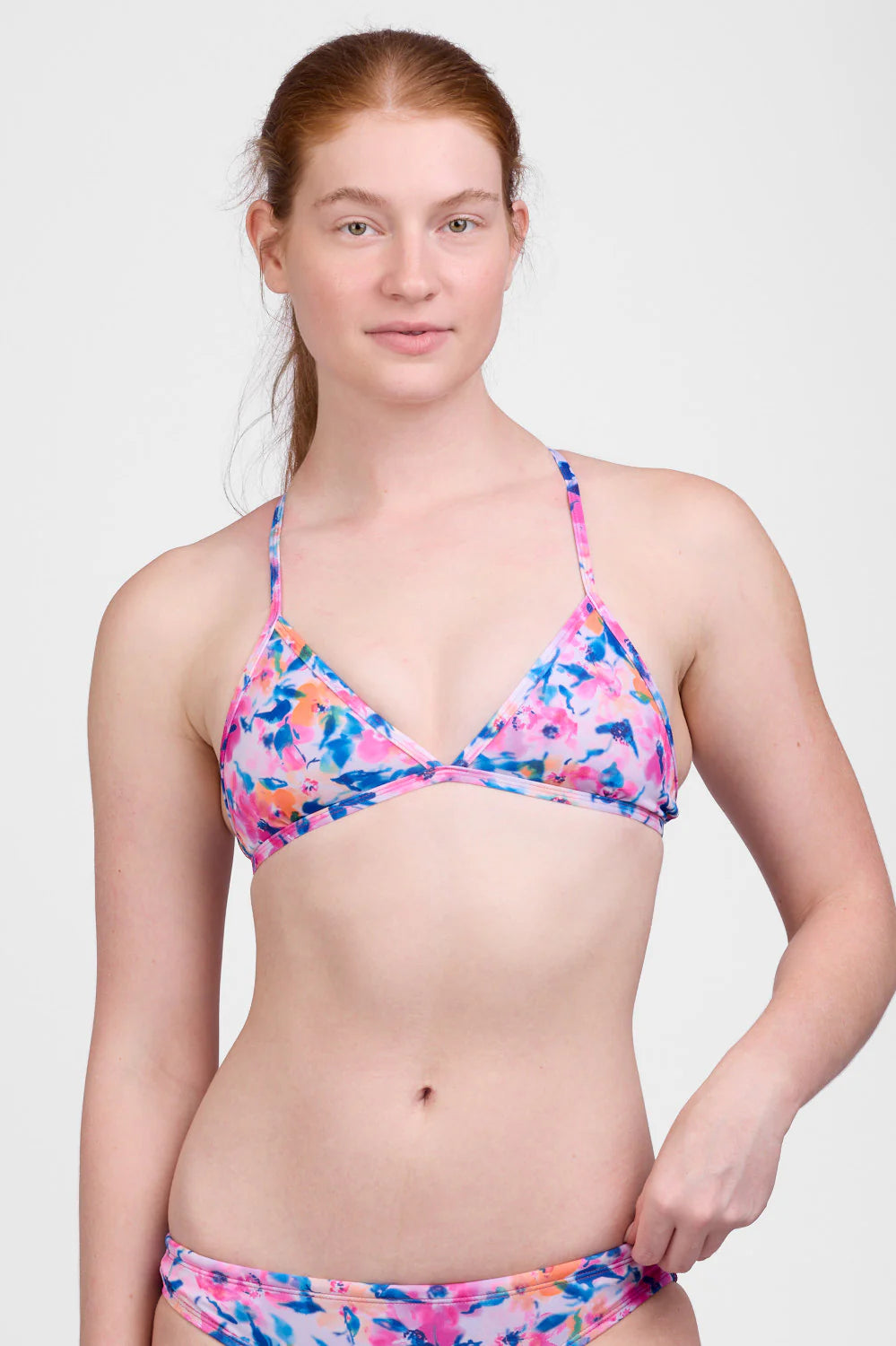 Jolyn Triangle Bikini Top - Superbloom