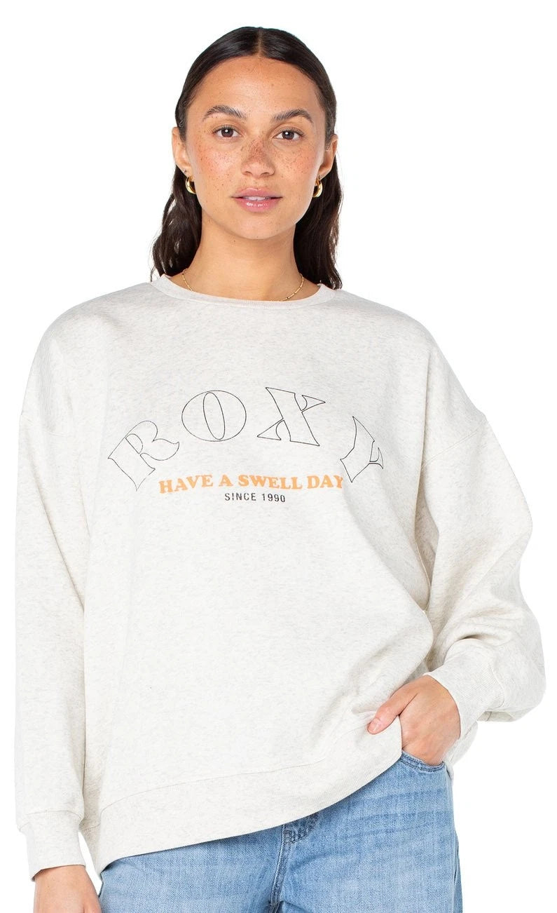 Roxy Women&#39;s Morning Hike Pullover Sweatshirt - Have a Swell Day