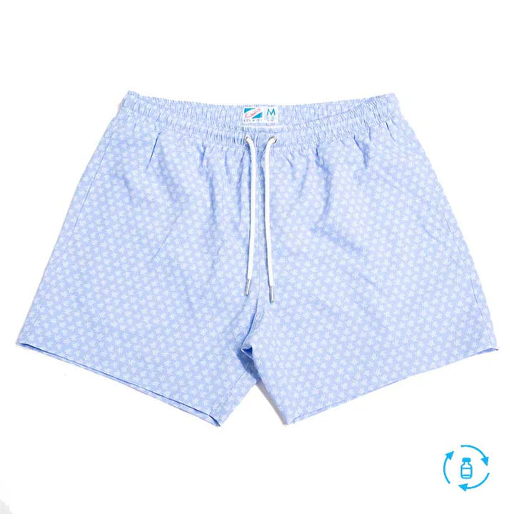 Bermies Men&#39;s Tribal Turtles Swim Trunks