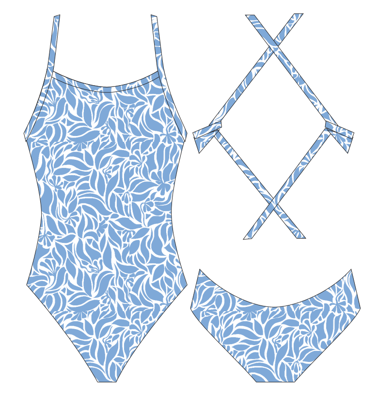 Jolyn Jackson4 Tie-Back 1-Piece - Sale Prints