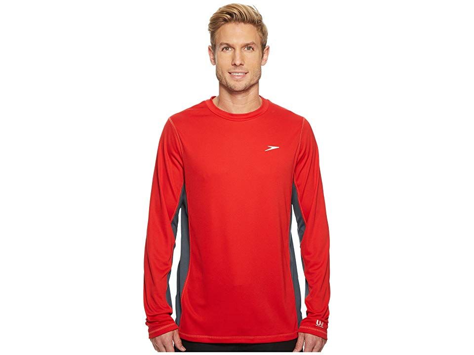 Speedo Men&#39;s Longview Long Sleeve Rashguard
