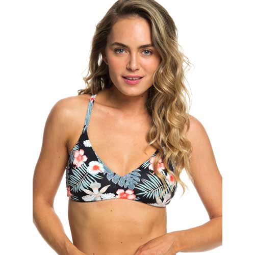 Roxy Beach Classics Reversable Fixed Triangle Bikini Top