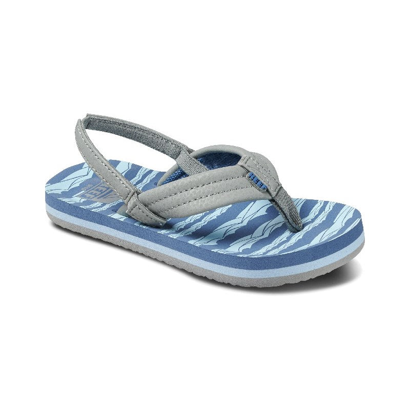 Reef AHI Toddler Flipflops-Blue Grey