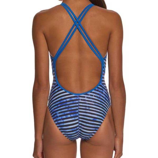 Speedo Women's Pro LT Racing Stripe Volt Back One Piece Swimsuit