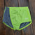 Speedo Color Block Mesh Drag Suit Green/Grey