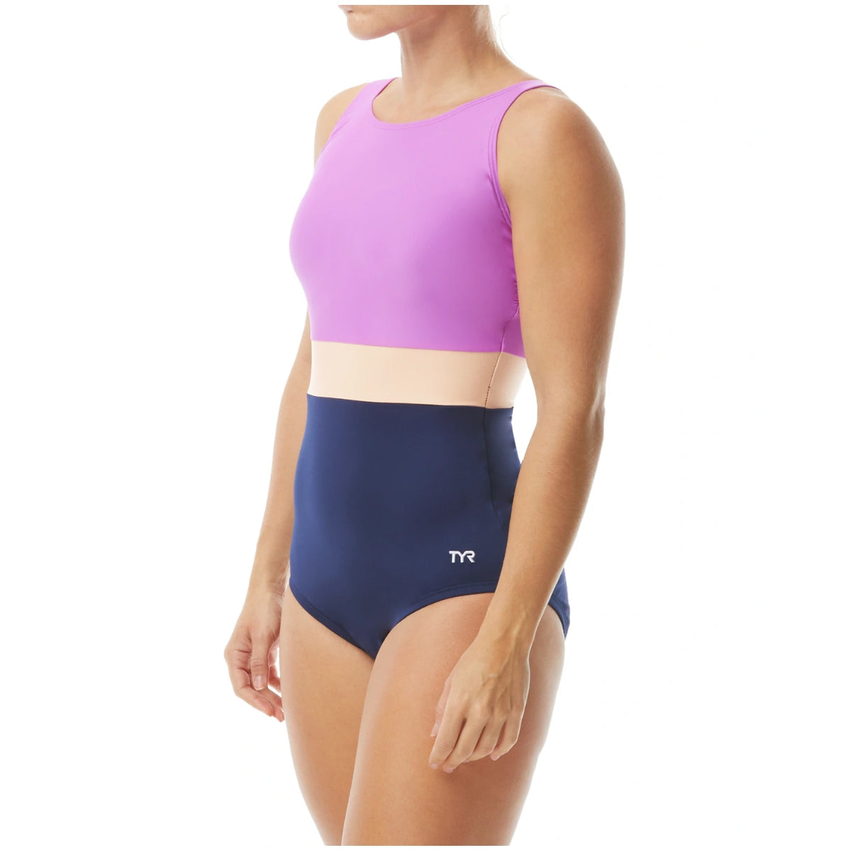 TYR  Durafast Elite Womens Controlfit Swimsuit- Splice Belted