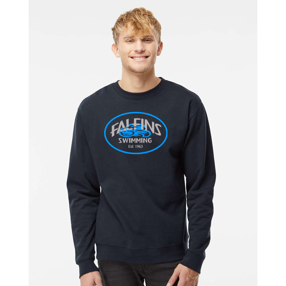 Falfins Team Crew Neck Sweatshirt (Adult Only)